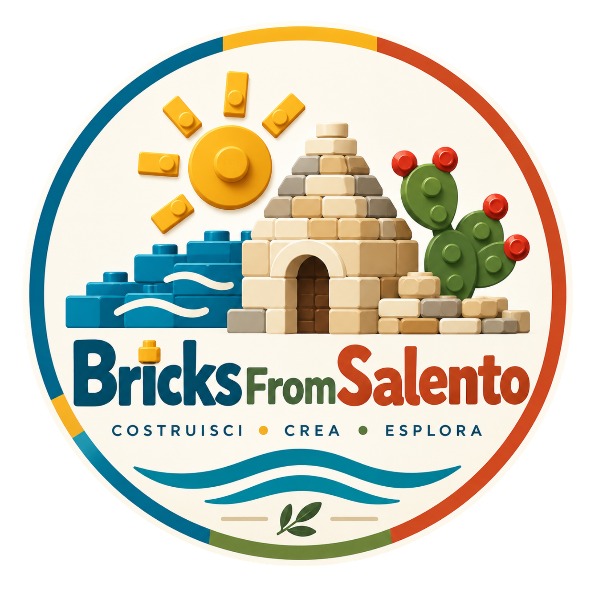 Logo BricksFromSalento – MOC e set originali in mattoncini compatibili